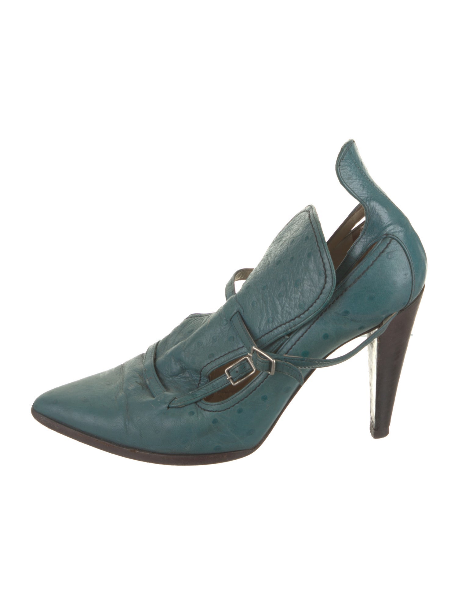 Camilla Skovgaard Ostrich Pumps