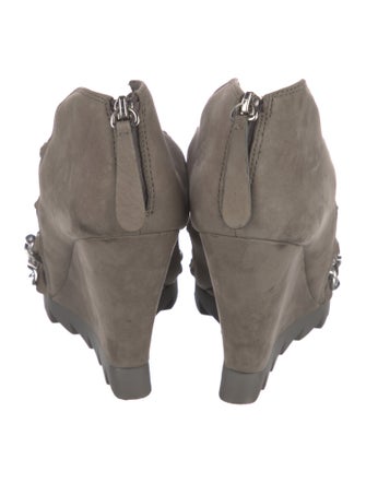 Camilla Skovgaard Suede Chain-Link Accents Sandals