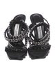 Camilla Skovgaard Leather Chain-Link Accents Sandals