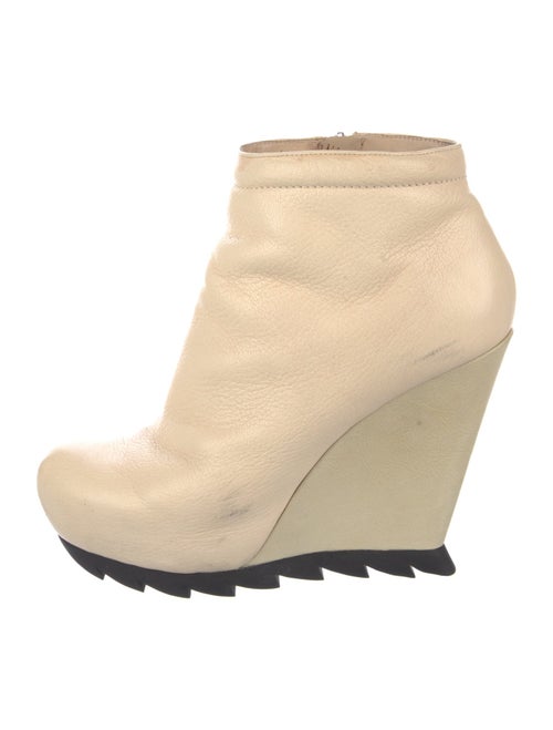 Camilla Skovgaard Leather Colorblock Pattern Boots