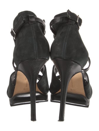 Camilla Skovgaard Suede T-Strap Pumps