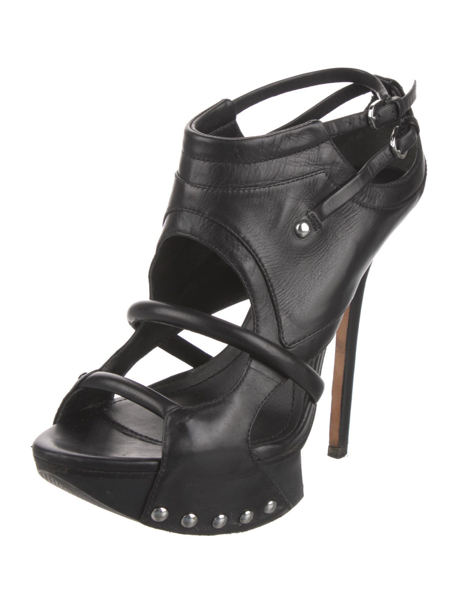 Camilla Skovgaard Leather Studded Accents Pumps