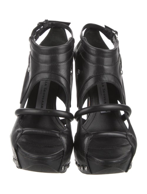 Camilla Skovgaard Leather Studded Accents Pumps