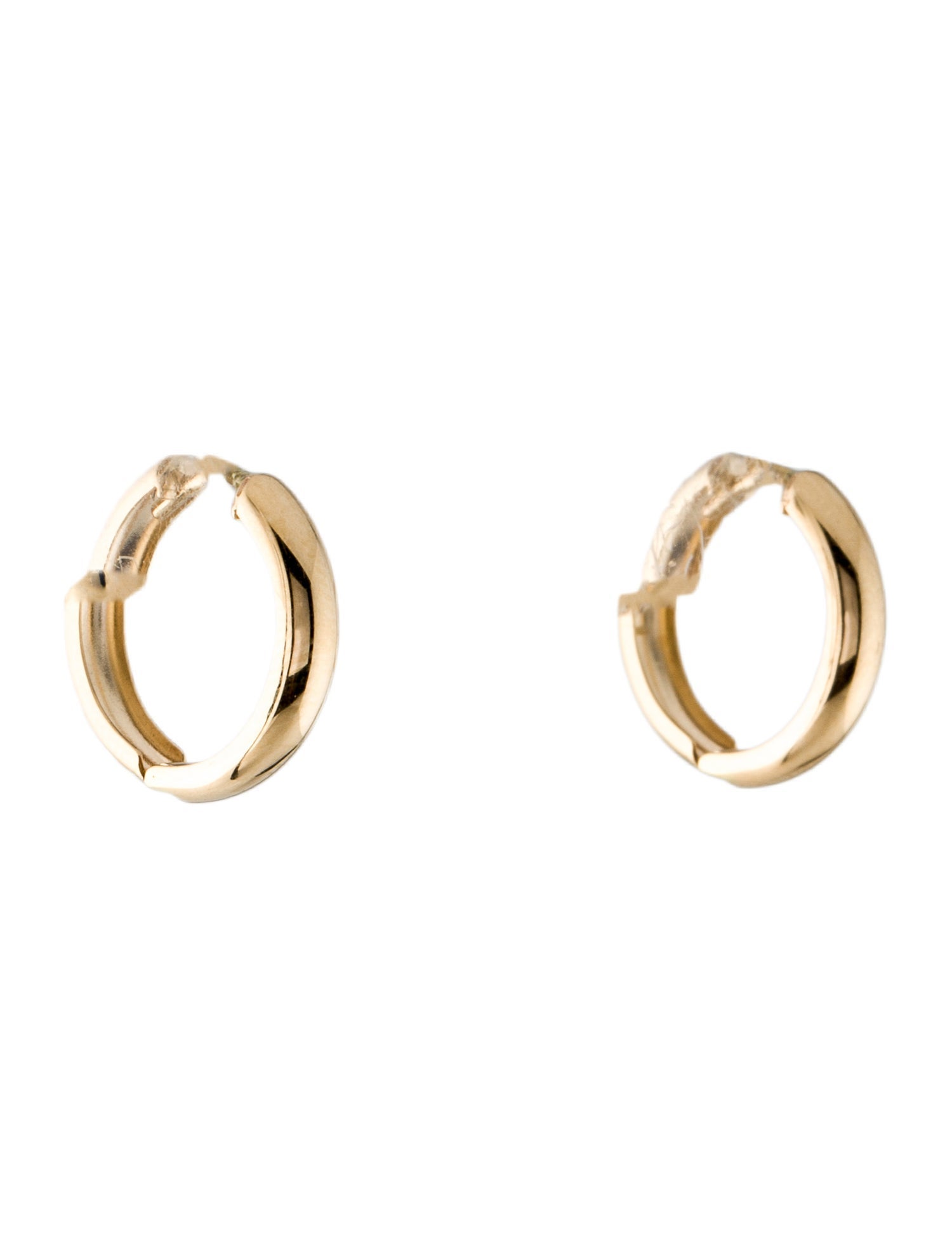 Candela 14K Polished Hoop Earrings