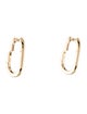 Candela 14K Polished Oval Hoop Earrings