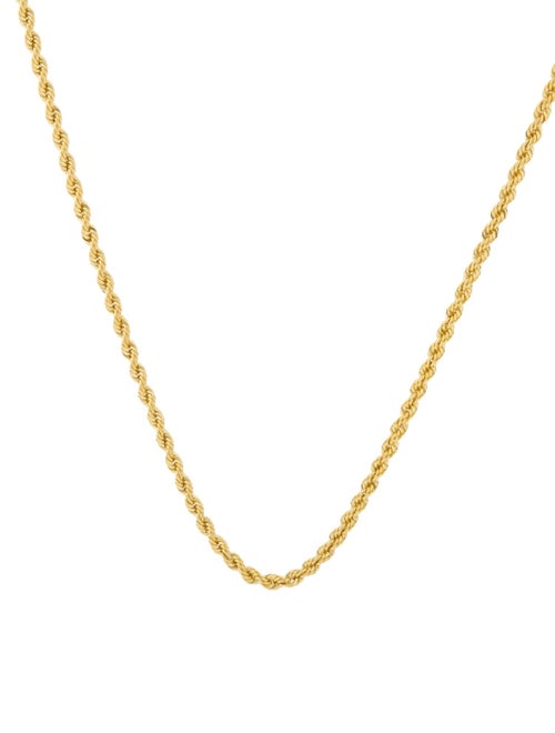 Candela 18K Rope Chain Necklace