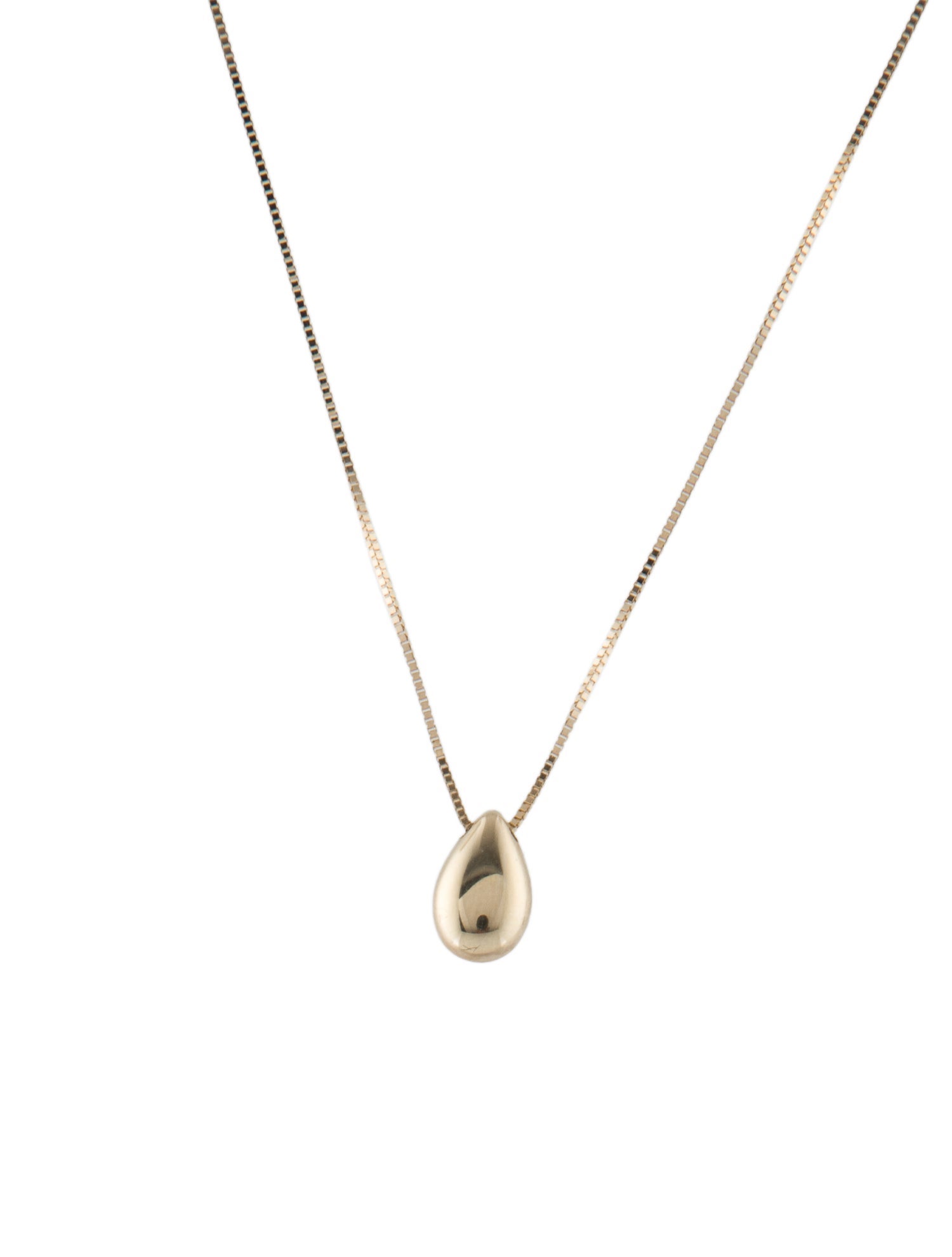 Candela 14K Teardrop Pendant Necklace