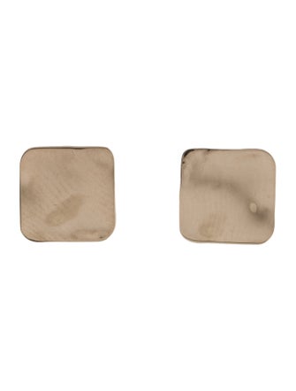 Candela 14K Square Stud Earrings