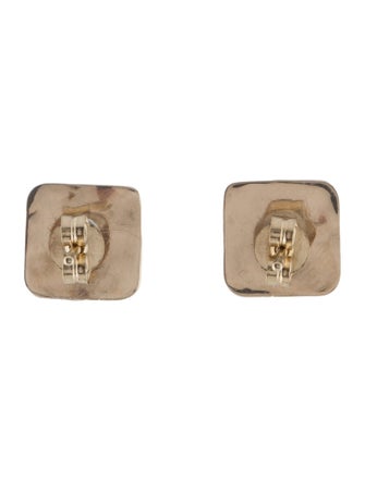 Candela 14K Square Stud Earrings