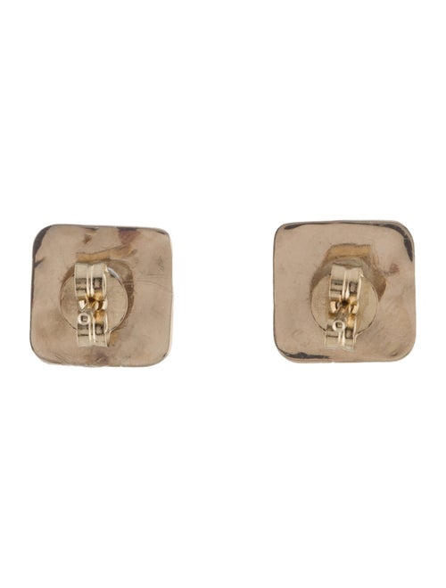 Candela 14K Square Stud Earrings