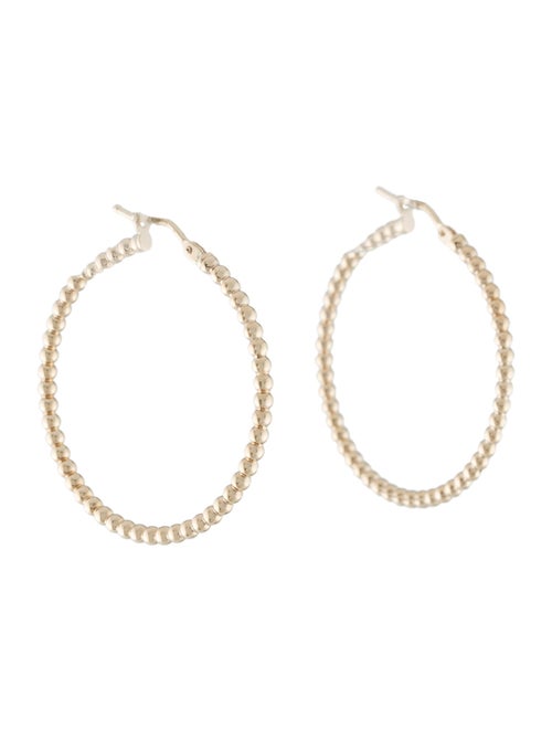 Candela 14K Beaded Hoop Earrings