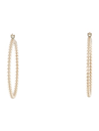 Candela 14K Beaded Hoop Earrings