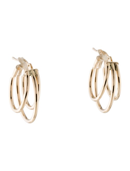 Candela 14K Triple Oval Hoop Earrings