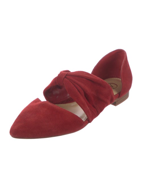 Candela Suede Bow Accents Flats