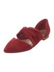 Candela Suede Bow Accents Flats