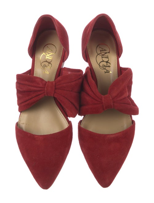 Candela Suede Bow Accents Flats