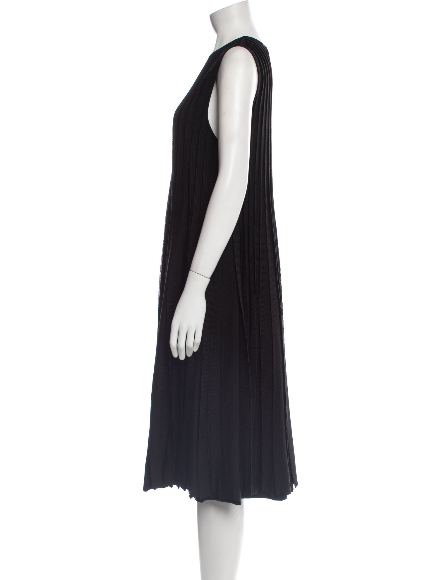 Carolina Herrera Crew Neck Midi Length Dress