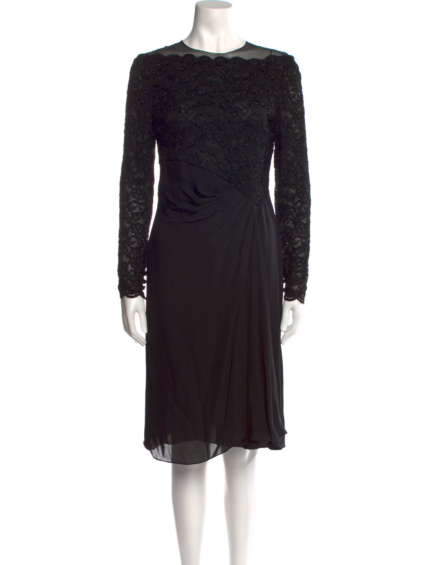 Carolina Herrera Crew Neck Knee-Length Dress