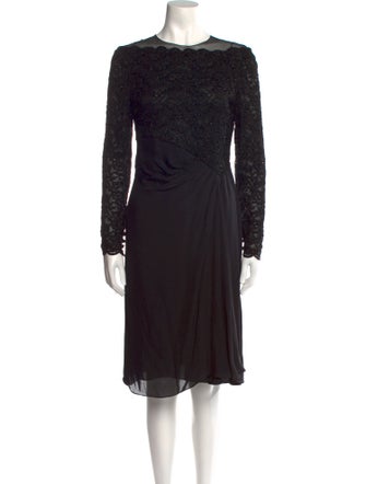 Carolina Herrera Crew Neck Knee-Length Dress