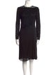 Carolina Herrera Crew Neck Knee-Length Dress