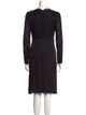 Carolina Herrera Crew Neck Knee-Length Dress