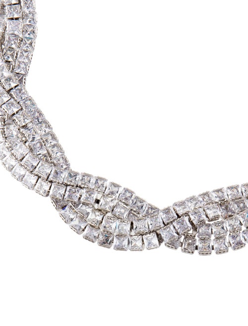 Carolina Herrera Braided Crystal Necklace