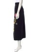 Carolina Herrera Floral Print Midi Length Skirt