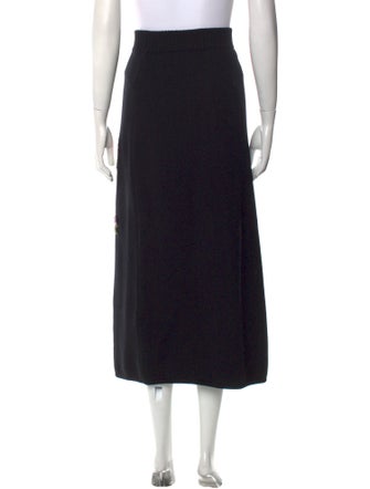 Carolina Herrera Floral Print Midi Length Skirt