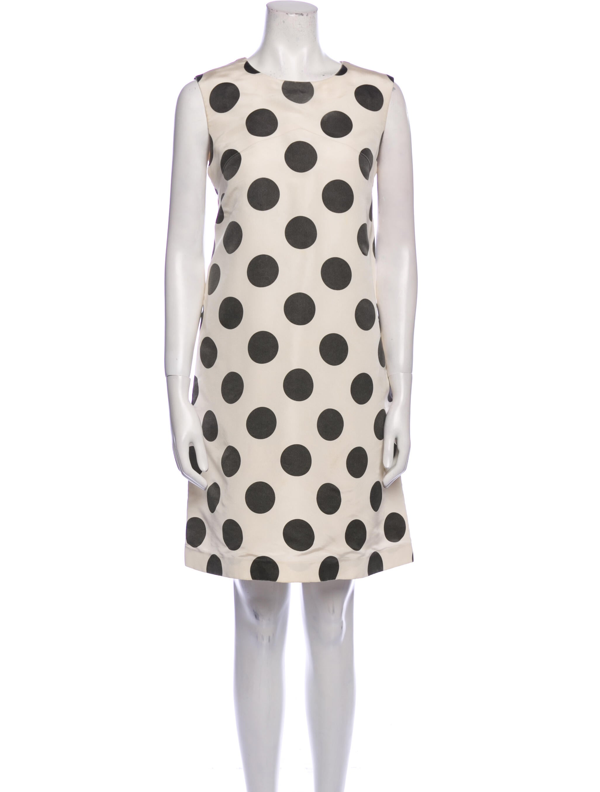 Carolina Herrera Polka Dot Print Mini Dress