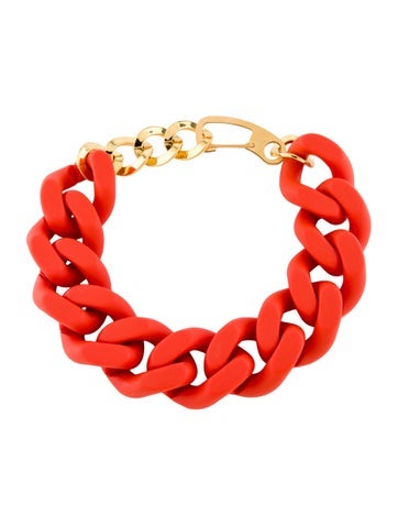 Carolina Herrera Collar Resin Chain Necklace