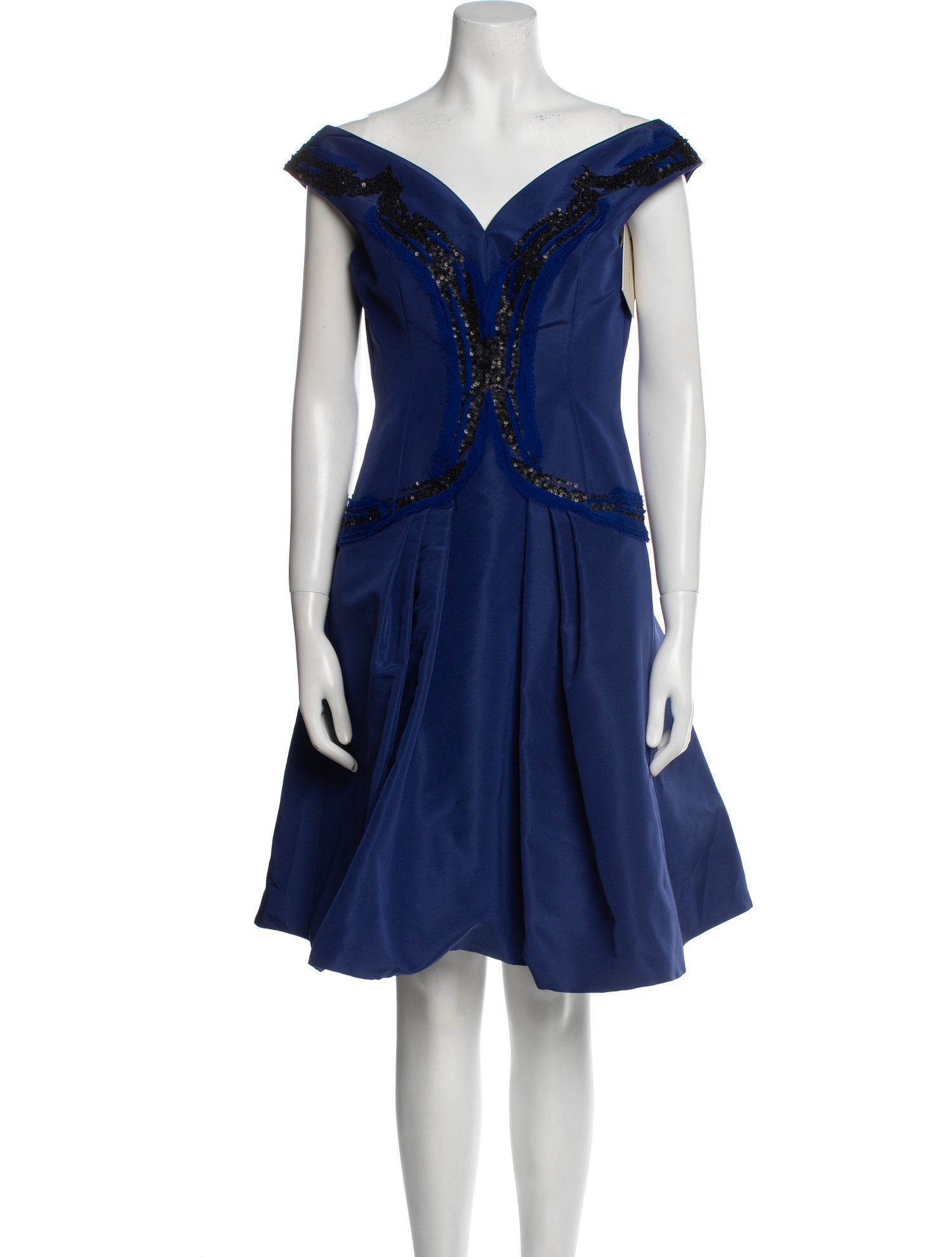 Carolina Herrera Silk Knee-Length Dress