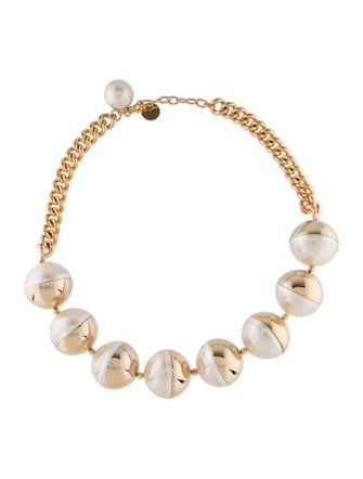 Carolina Herrera Large Ball Drop Necklace