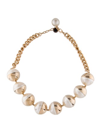 Carolina Herrera Large Ball Drop Necklace