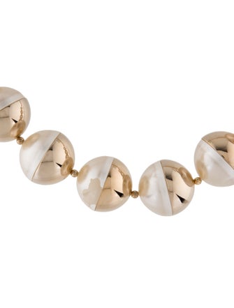 Carolina Herrera Large Ball Drop Necklace