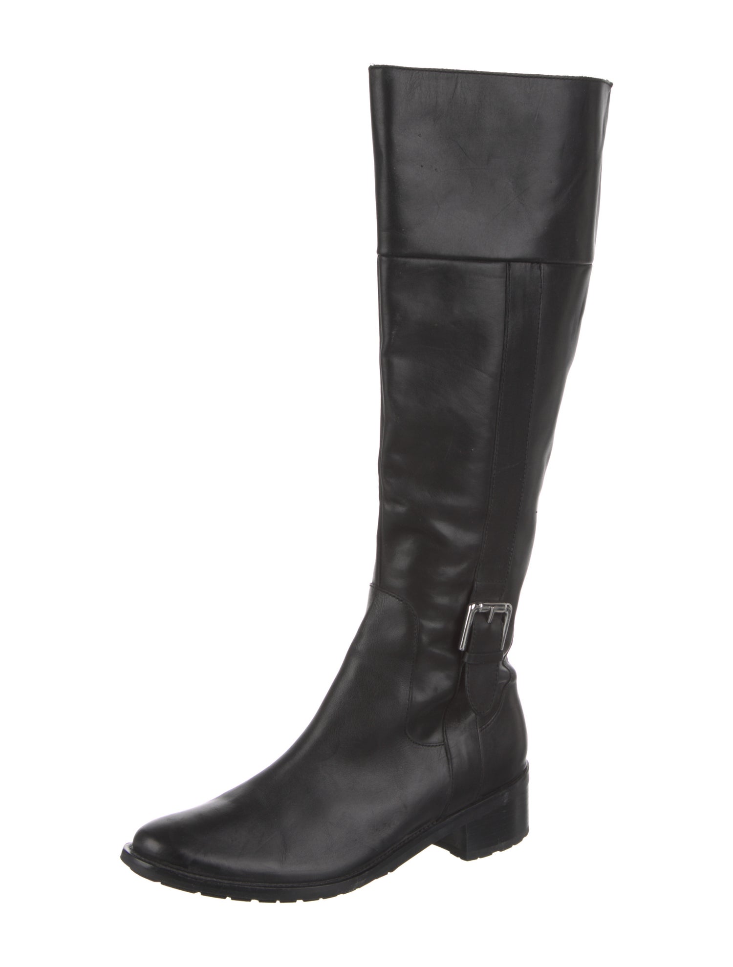 Carolina Herrera Leather Riding Boots