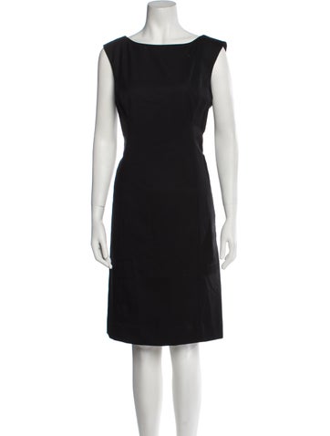 Carolina Herrera Dresses Virgin Wool Knee-Length Dress US 10 | L