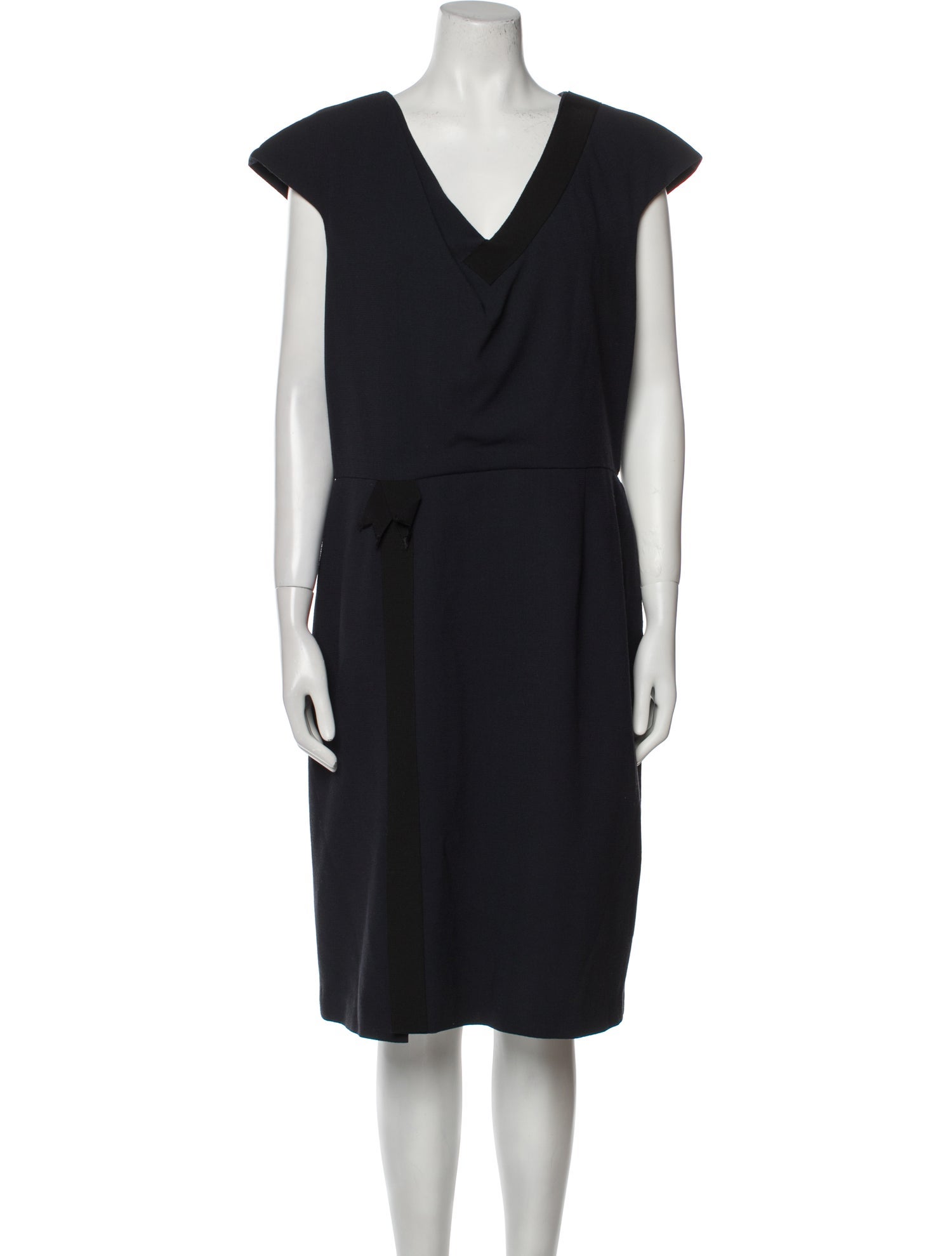Carolina Herrera Virgin Wool Knee-Length Dress