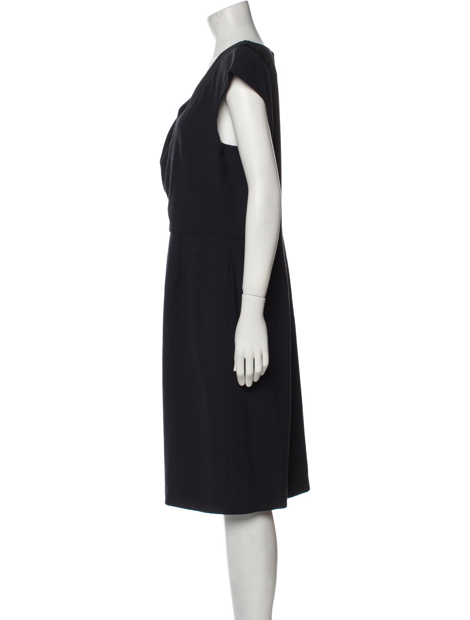 Carolina Herrera Virgin Wool Knee-Length Dress