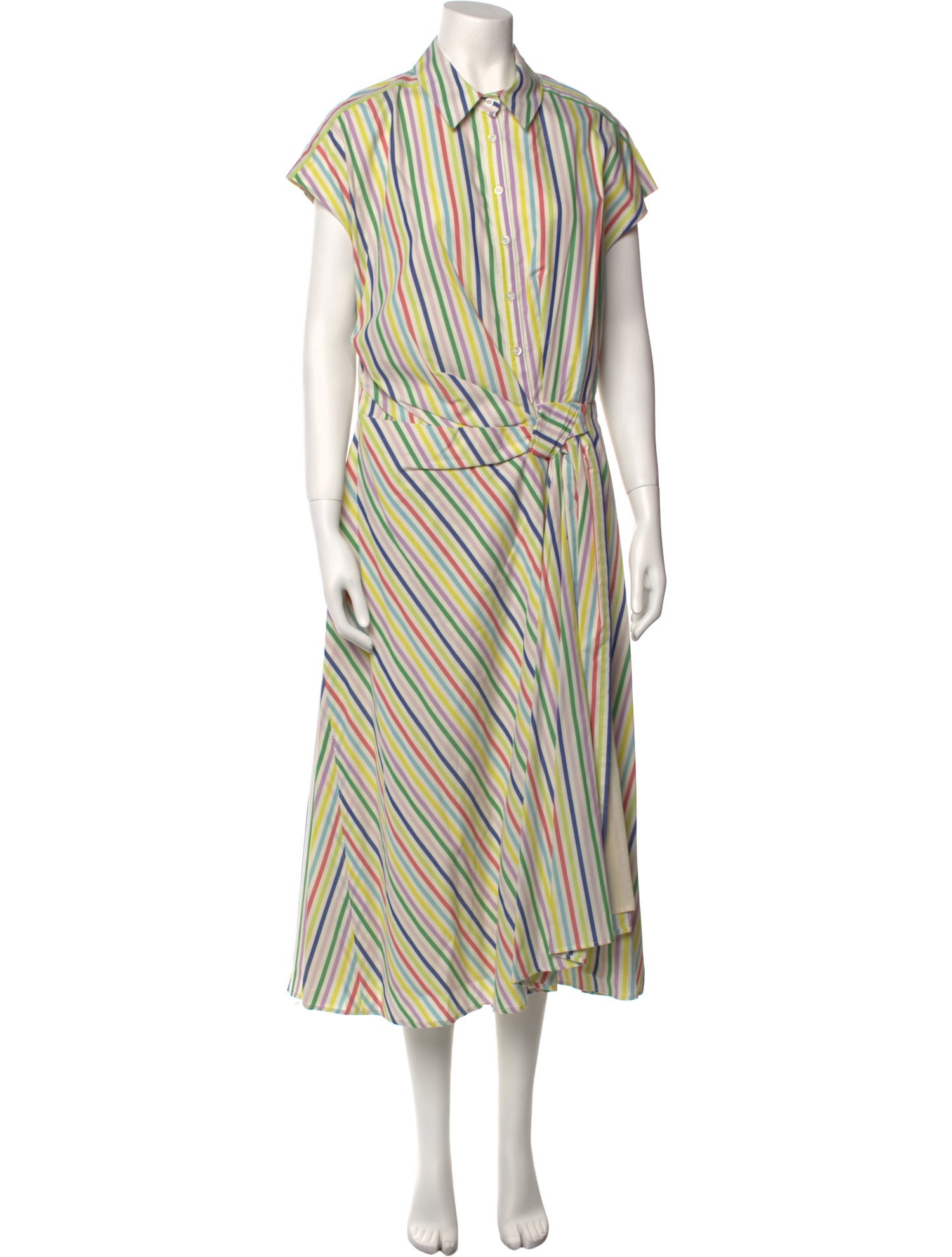Carolina Herrera Striped Long Dress w/ Tags