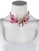 Carolina Herrera Enamel Flower Necklace