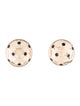 Carolina Herrera Starburst Dome Earrings