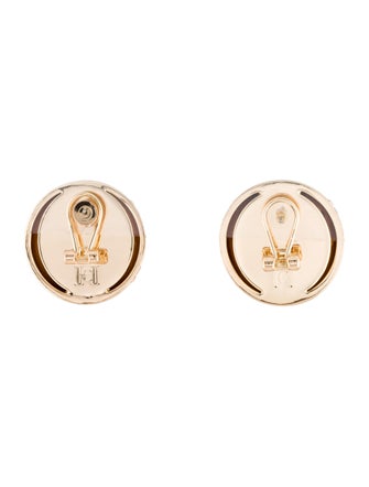 Carolina Herrera Starburst Dome Earrings