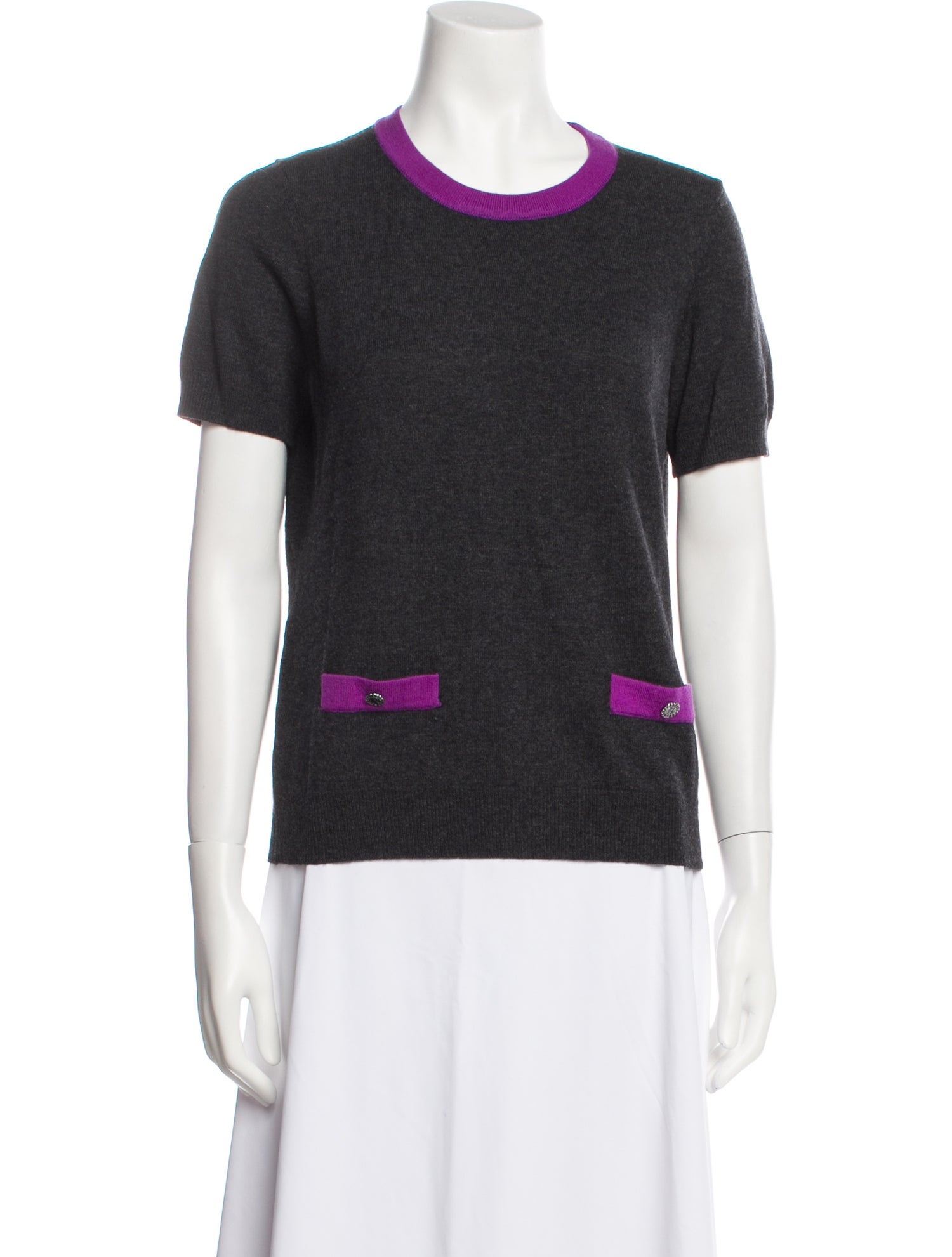 Carolina Herrera Wool Colorblock Pattern Sweater