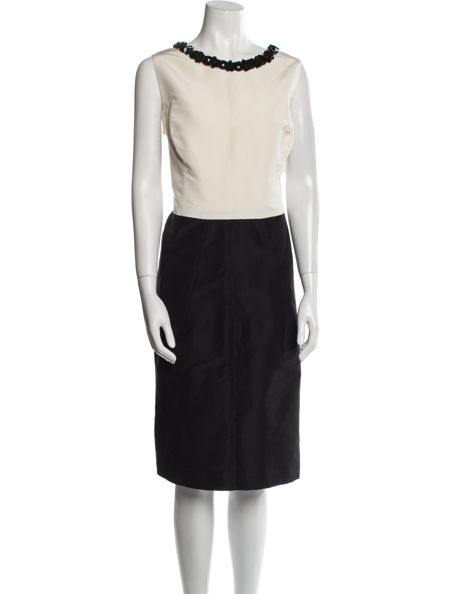 Carolina Herrera Silk Midi Length Dress