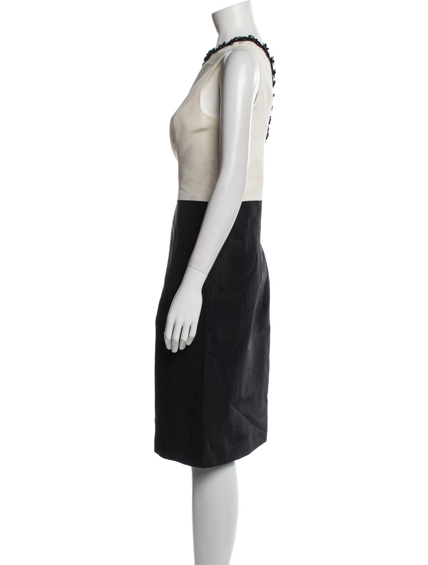 Carolina Herrera Silk Midi Length Dress