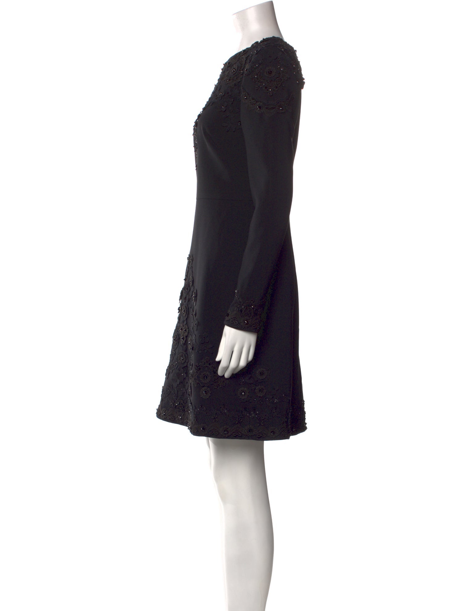 Carolina Herrera Crew Neck Knee-Length Dress w/ Tags