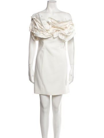 Carolina Herrera Dresses Cowl Neck Mini Dress US 10 | L