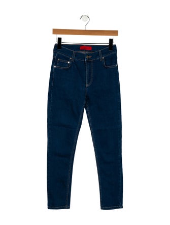 Carolina Herrera Mid-Rise Skinny Leg Jeans