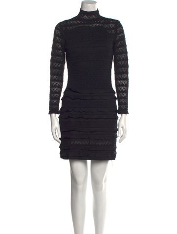 Carolina Herrera Dresses Turtleneck Mini Dress XS