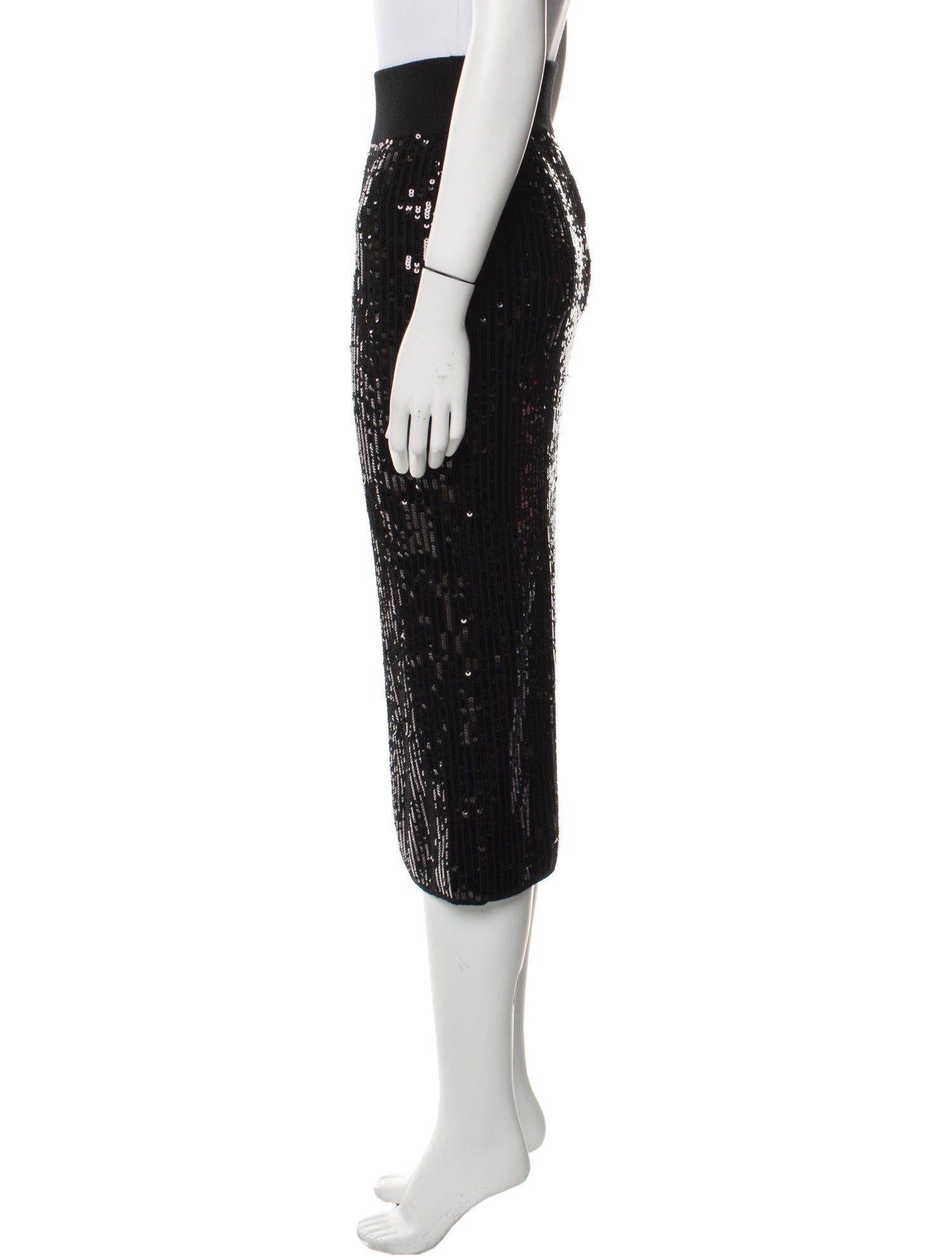 Carolina Herrera Sequin Midi Length Skirt